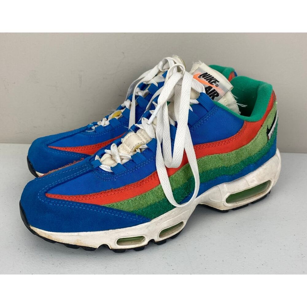 Men Nike Air Max 95 SE Running Club suede athletic sneakers DH2718-400, 7.5